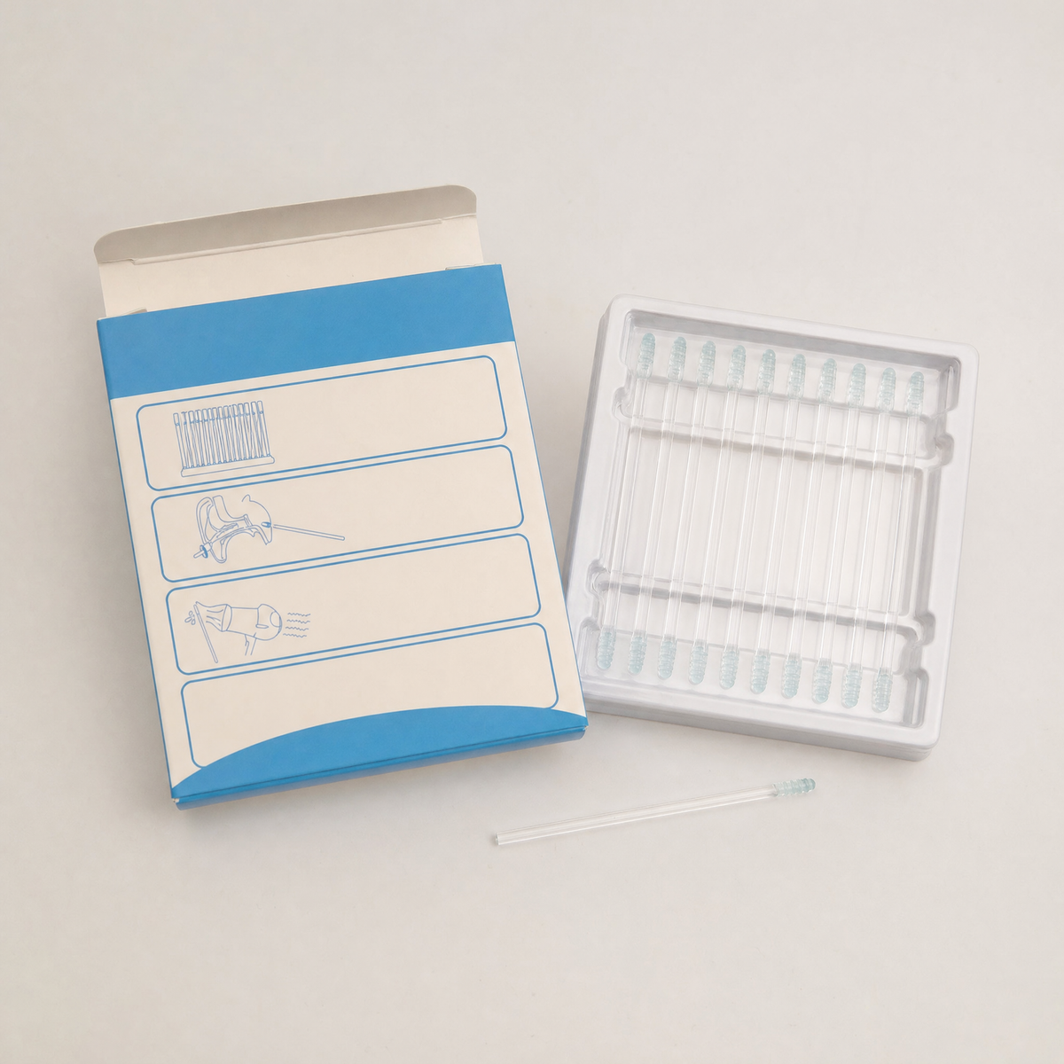 The Elariq box and tray with the printed directions and cautions