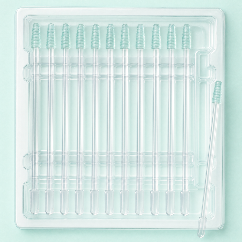 The moulded tray of twelve-stick snap-apart rows